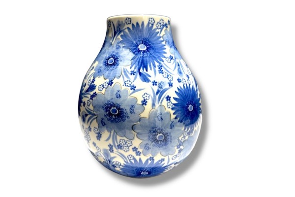 F14 Bunzlau middel grote vaas Unikat U5176 vazen en vaasjes F14 Bunzlau middel grote vaas Unikat U5176 vazen en vaasjes